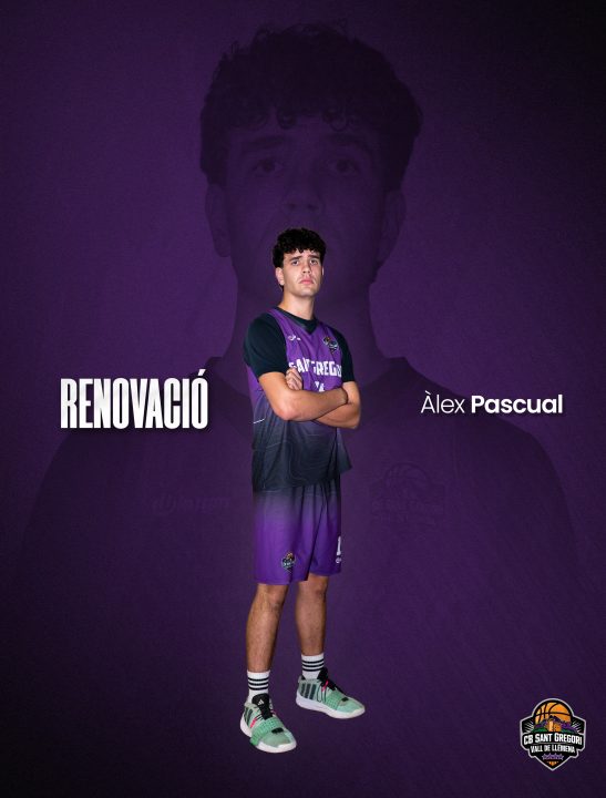Àlex Pascual renova pel Sènior Masculí A