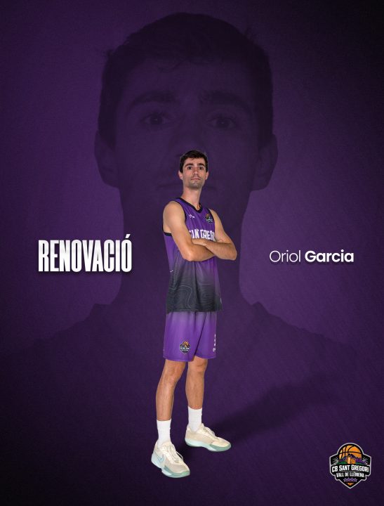 Oriol Garcia renova amb el Sènior Masculí A